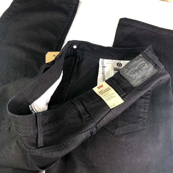 Levi's 559 Black 38x30 Relaxed Straight Jeans NWT - Picture 12 of 13
